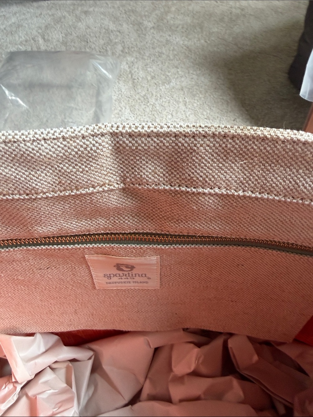 Spartina 449 Fiesta Tote Alljoy Landing Pineapple - Picture 4 of 5